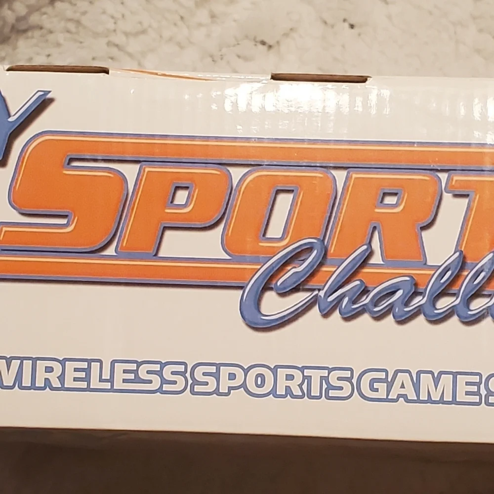 My Sports Challenge Wireless Sports Game System Five Games Set for 2 Players Y2k